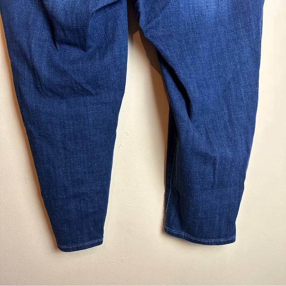 Lane Bryant NWT Girlfriend Jeans Studded Pocket Distressed Dark Wash Size 22 - Picture 8 of 15